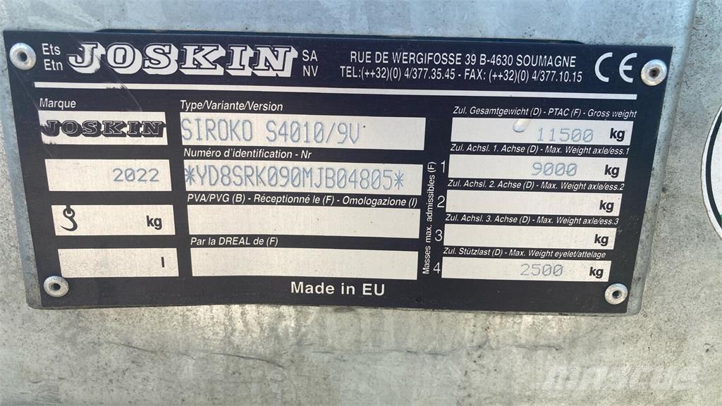 Joskin S4010/9V Sõnnikulaoturid