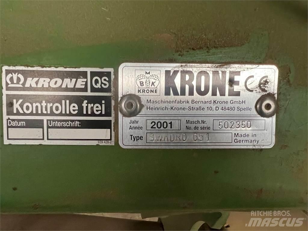 Krone Swadro 651 Iseliikuvad niidukid-vaalutid