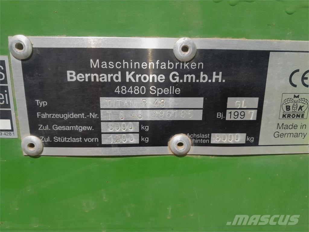 Krone Titan R48 Laadurhaagised