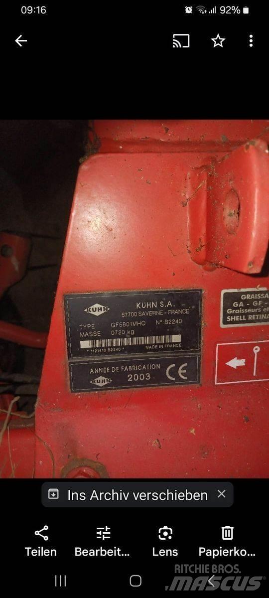 Kuhn GF 5801 MHO Vaalutid ja kaarutid