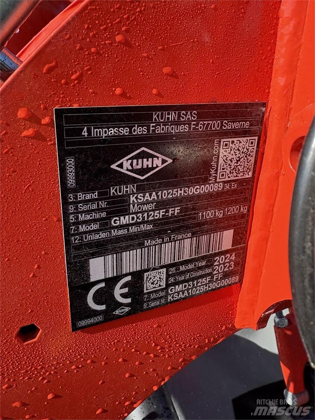 Kuhn GMD 3125 F - FF Niidukid