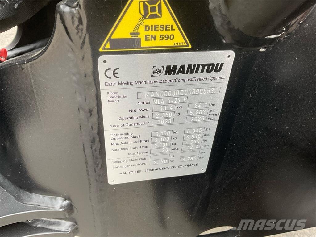 Manitou MLA 3-25 H Frontaallaadurid ja ekskavaatorid