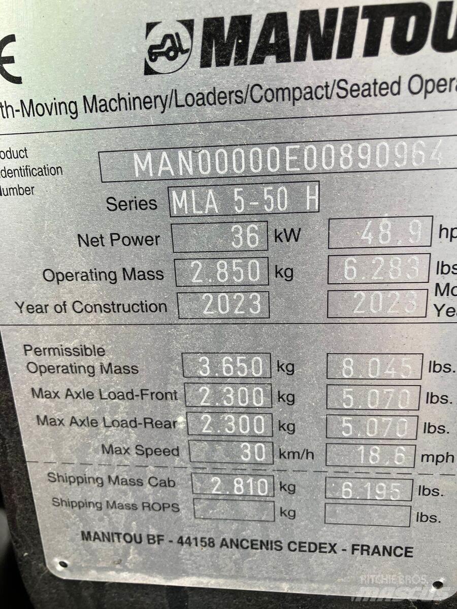 Manitou MLA 5-50 Frontaallaadurid ja ekskavaatorid