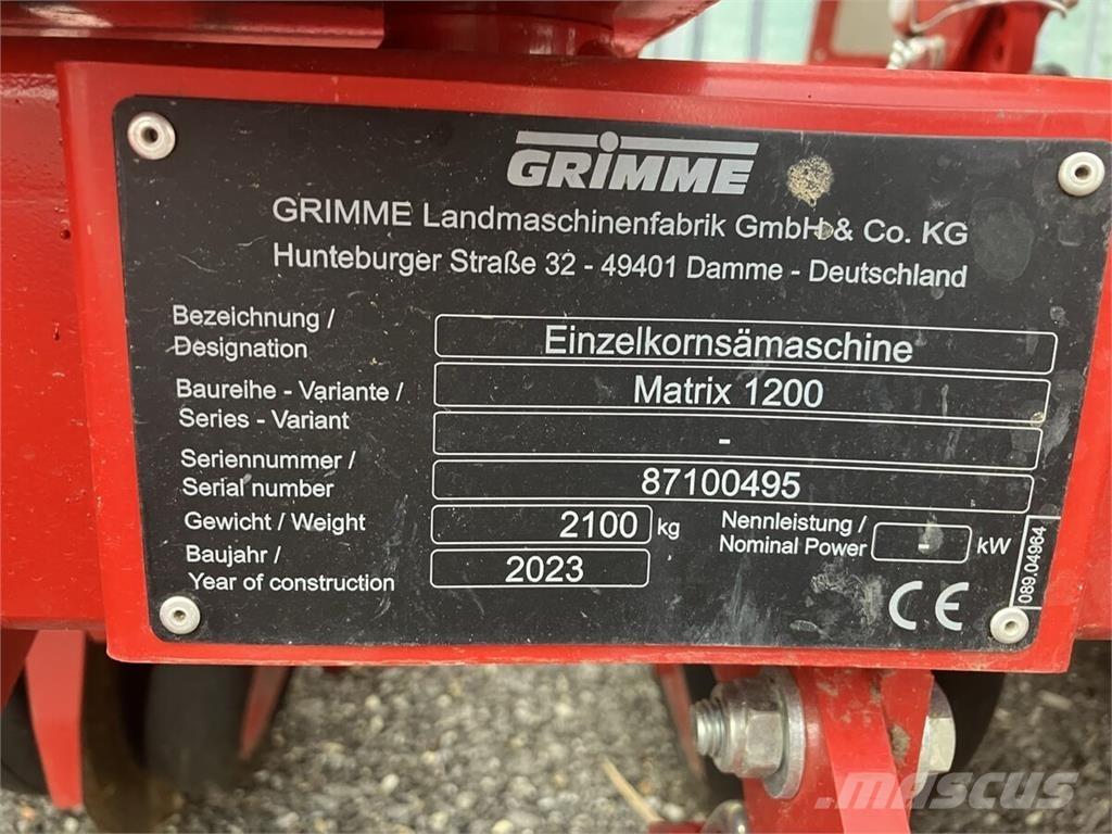  Matrix 1200 Istutusmasinad