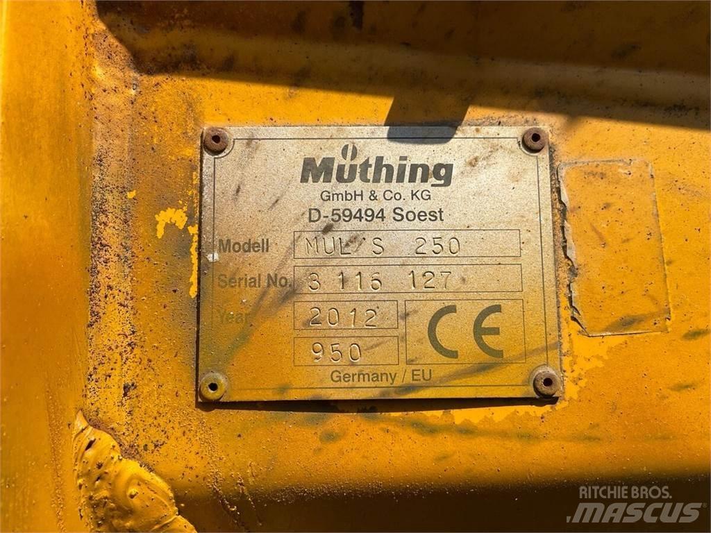 Müthing MUL/S 250 Karjamaade niidukid / pealselõikurid