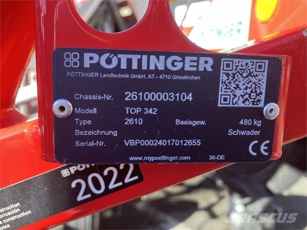 Pöttinger TOP 342 Iseliikuvad niidukid-vaalutid