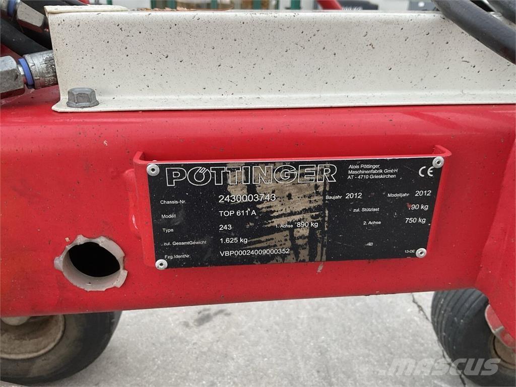 Pöttinger Top 611 Iseliikuvad niidukid-vaalutid