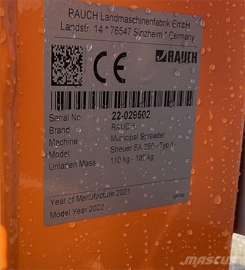 Rauch SA 250 Muu kommunaaltehnika