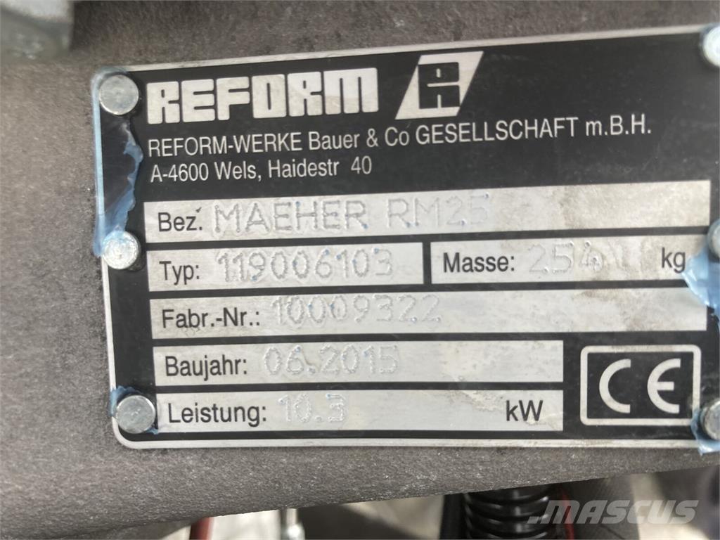 Reform RM 25 Hydro Murutraktorid