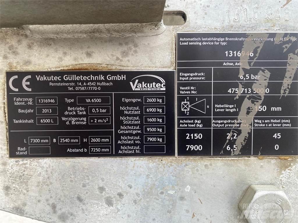 Vakutec VA 6500 Lägapaagid
