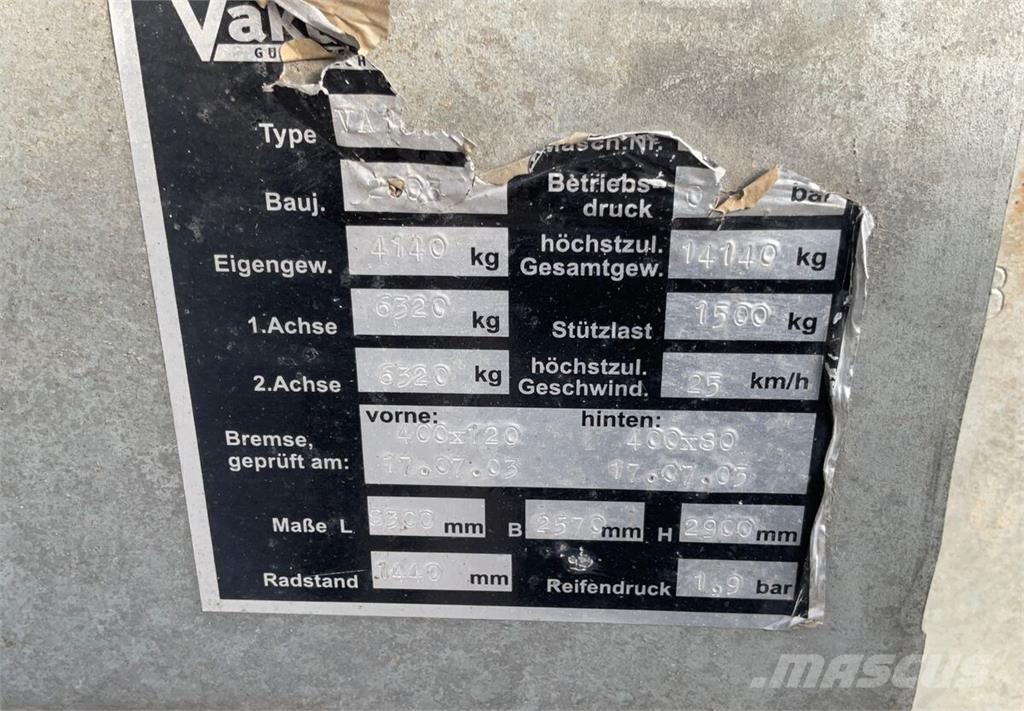  Vakutec VA10000 Lägapaagid