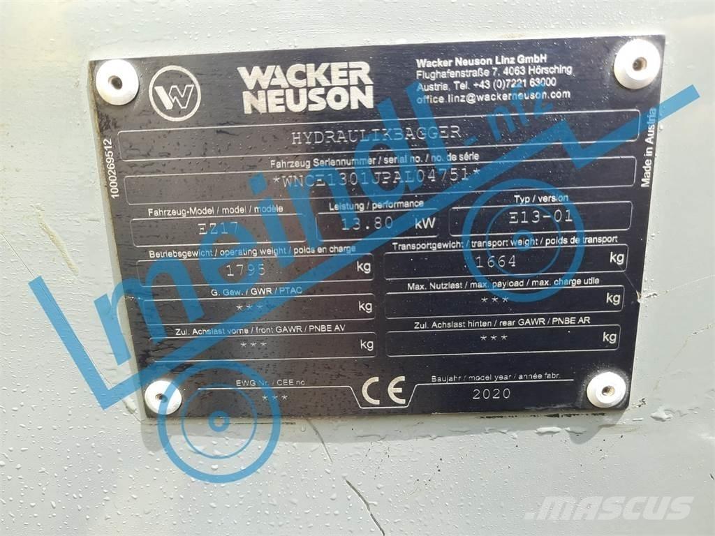 Wacker Neuson EZ 17 Miniekskavaatorid < 7 t