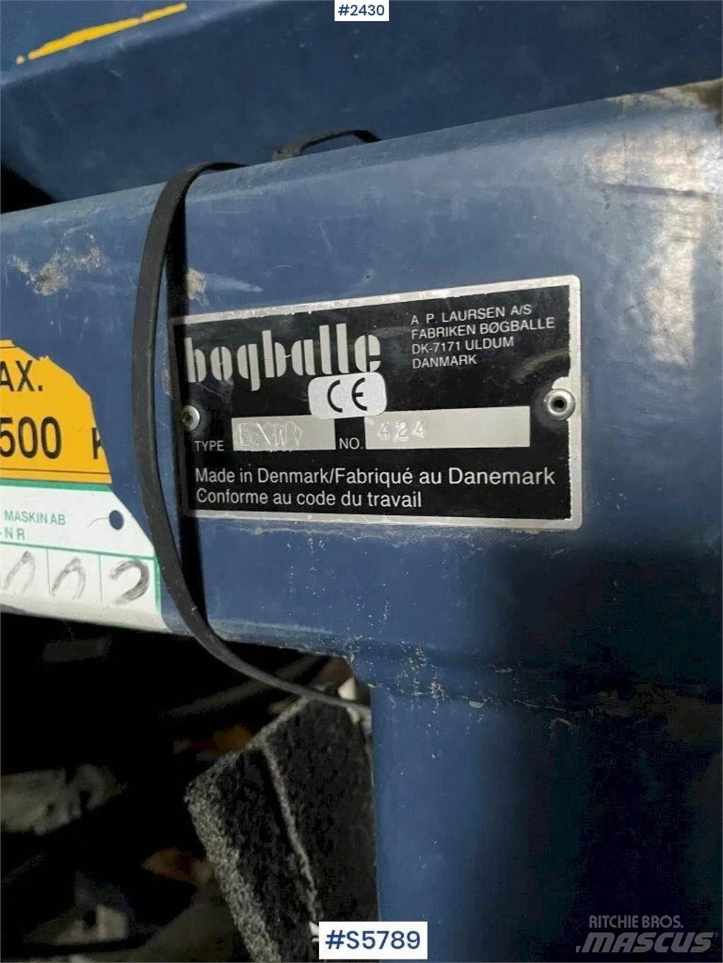 Bogballe EXW 1000 Muud väetisekülvikud ja tarvikud