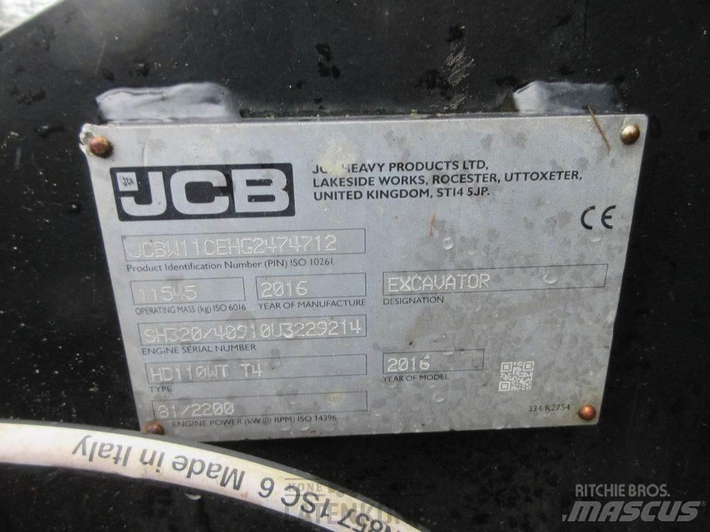JCB Hydradig HD110W Amfiib ekskavaatorid
