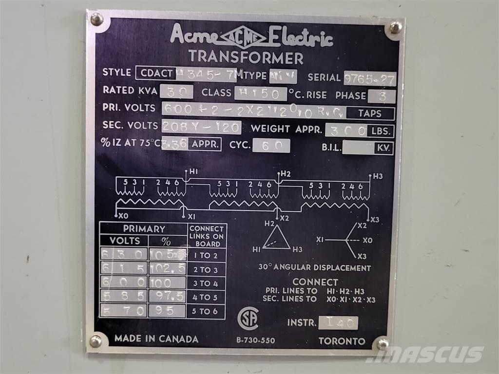  ACME ELECTRIC H345-7M Muu