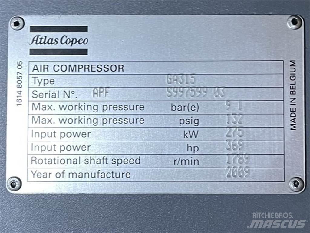 Atlas Copco GA315 Kompressorid