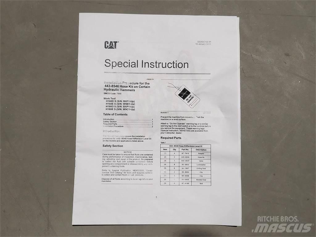 CAT 443-8546 Muud osad