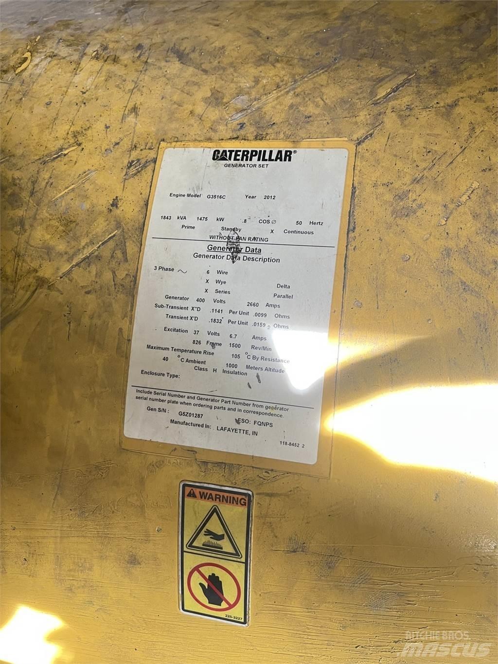 CAT SR4B-GD Diiselgeneraatorid