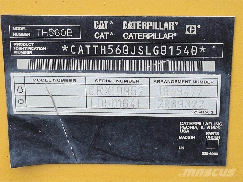 CAT TH560B Põllumajanduslikud teleskoopkäitlejad