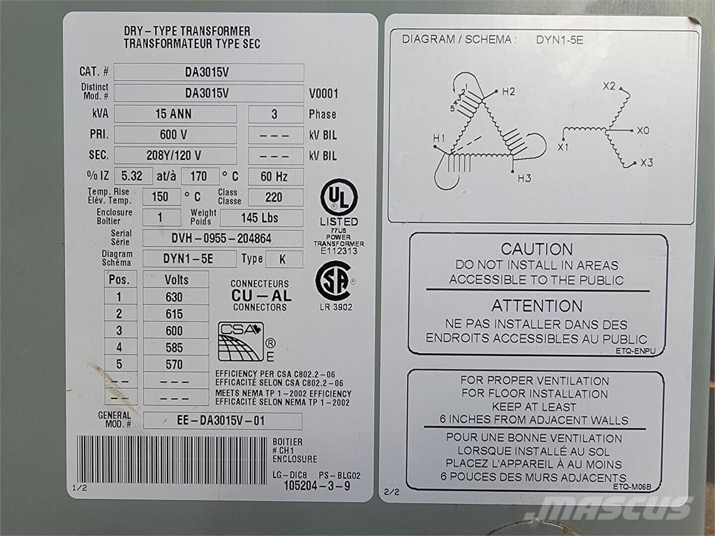 Delta DA3015V Muu