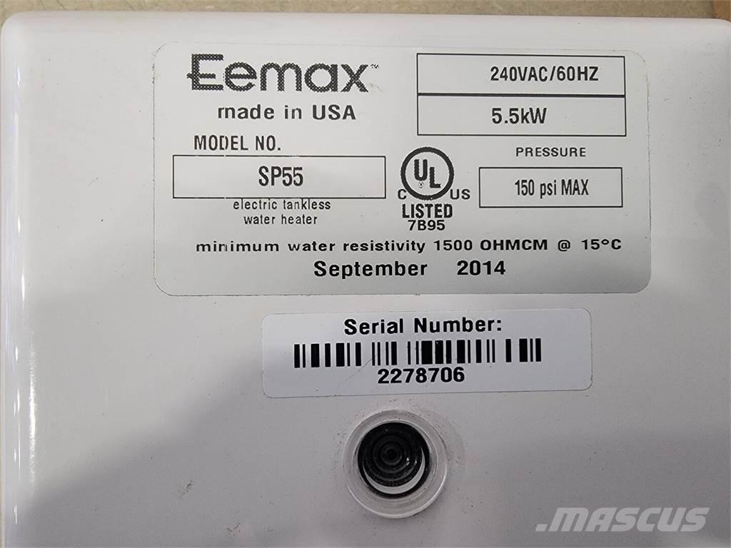  EEMAX SP55 Kütte- ja sulatusseadmed