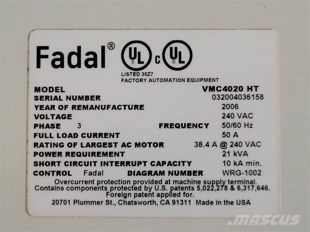  FADAL VMC 4020 HT Muu