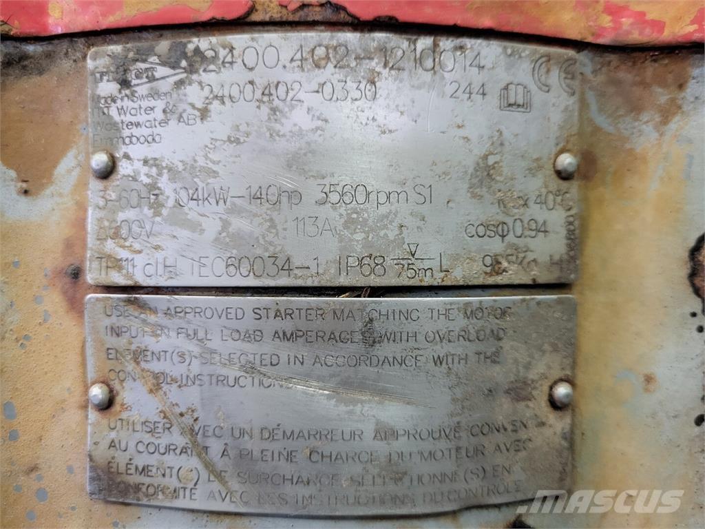 Flygt 2400.402 Veepumbad
