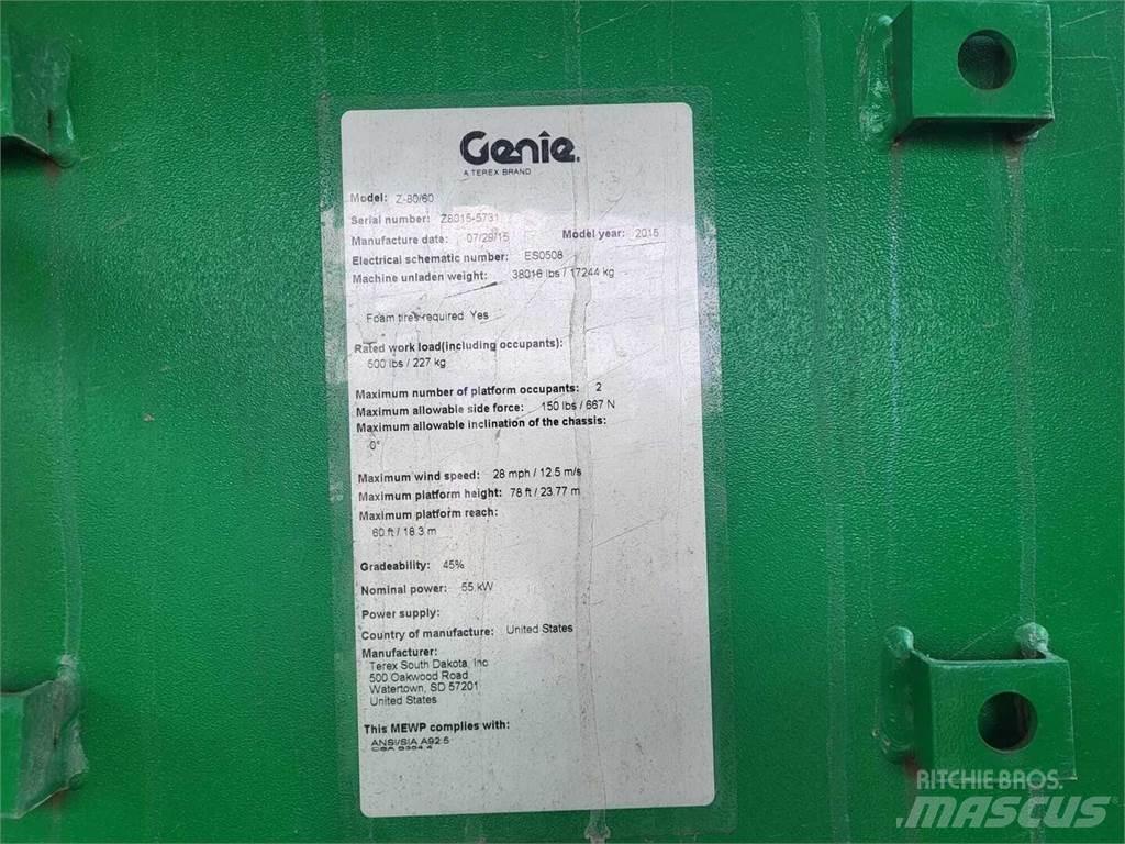 Genie Z-80/60 Iseliikuvad poomtõstukid