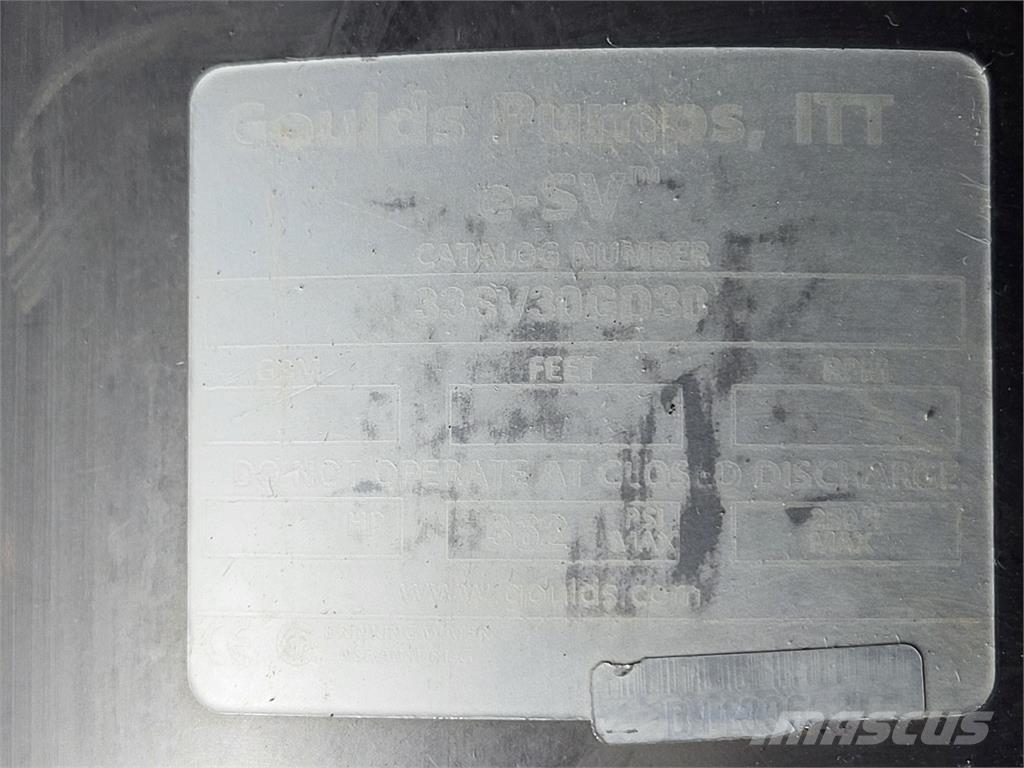  GOULDS 33SV30GD30 Veepumbad