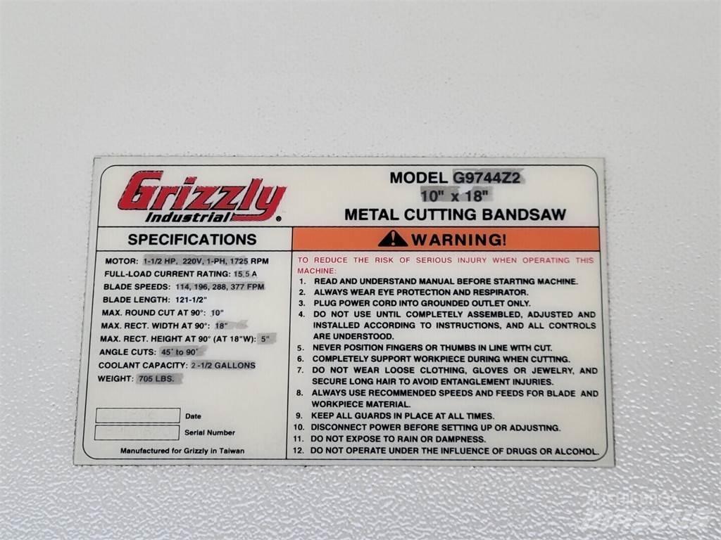 Grizzly G9744Z2 Muu