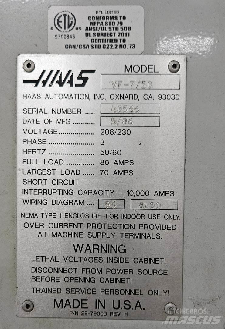 Haas VF-7/50 Muu