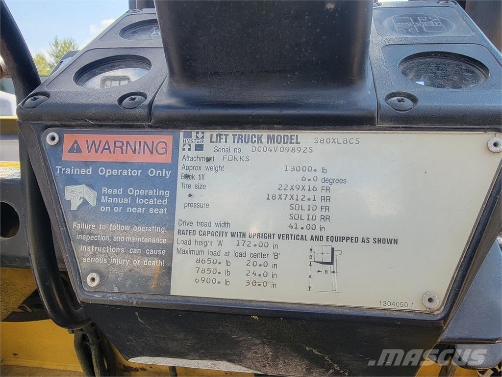 Hyster S80XLBCS Muu