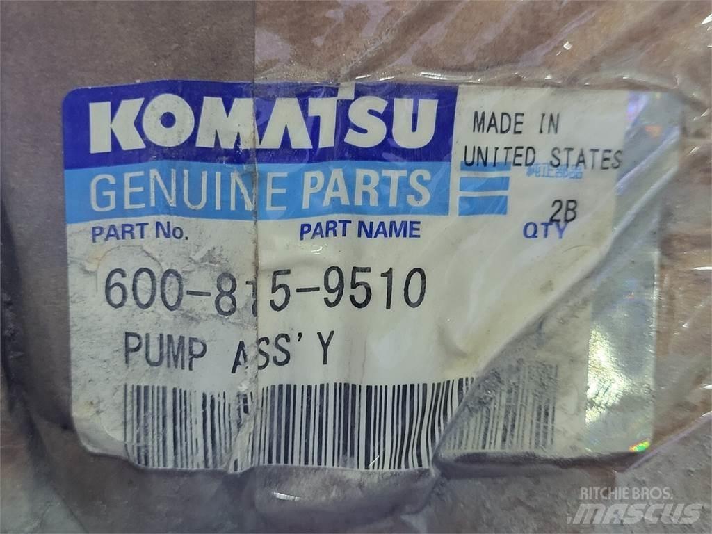 Komatsu 600-815-9510 Veepumbad