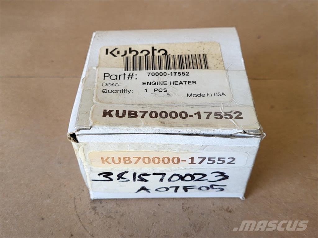 Kubota 70000-17552 Mootorid