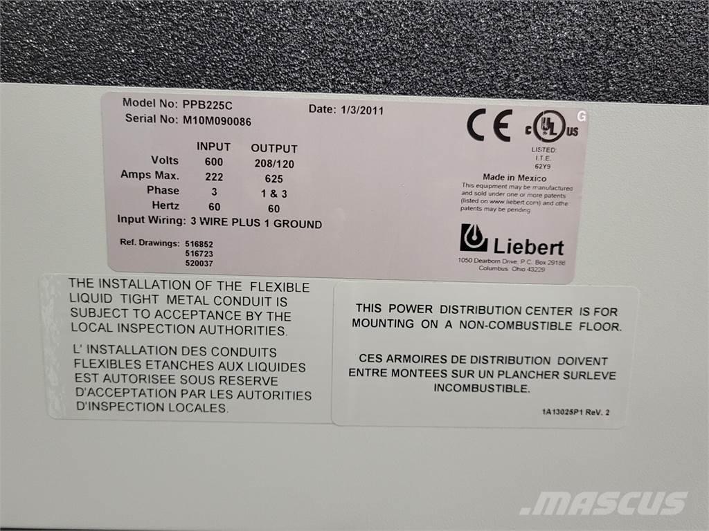  LIEBERT PPB225C Muu
