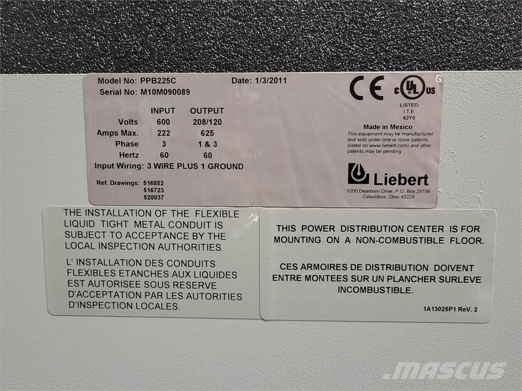  LIEBERT PPB225C Muu