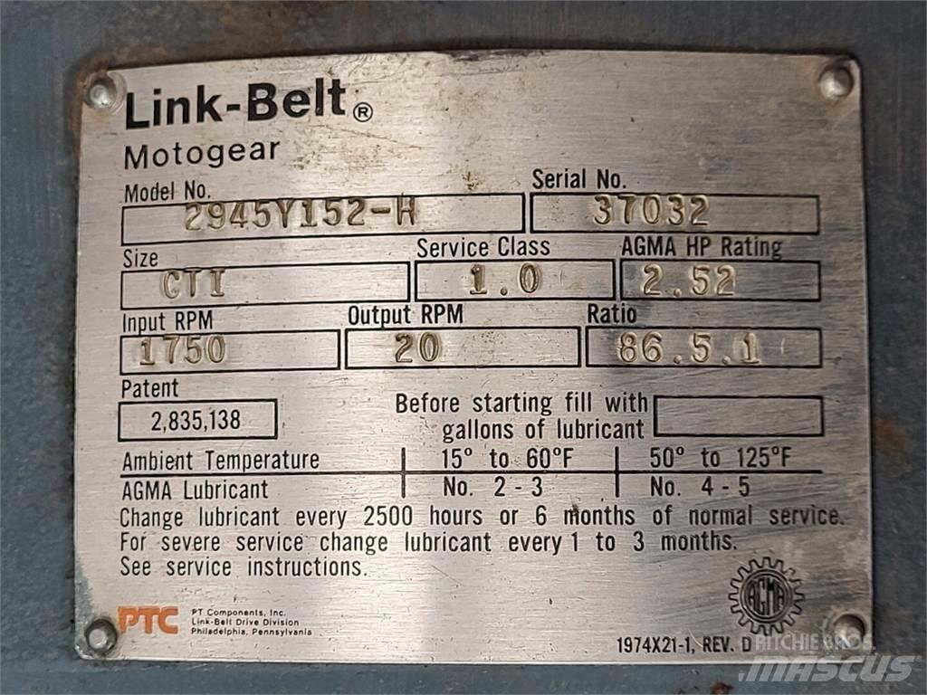 Link-Belt 2945Y152-H Muu