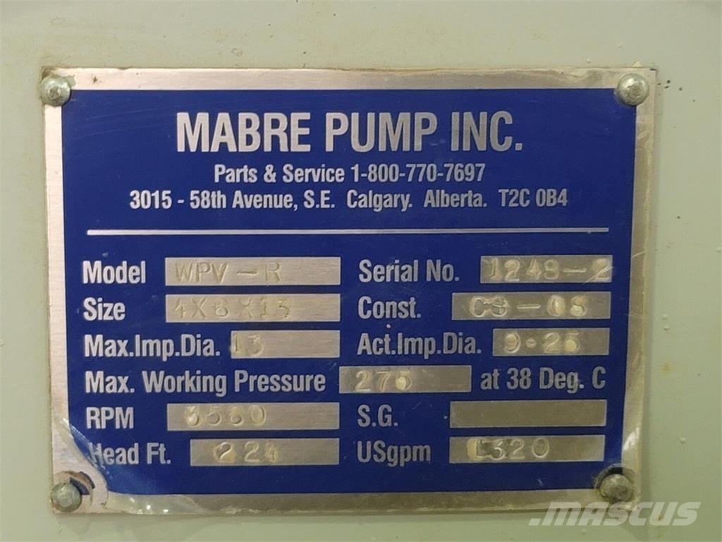  MABRE PUMP WPV-R Veepumbad