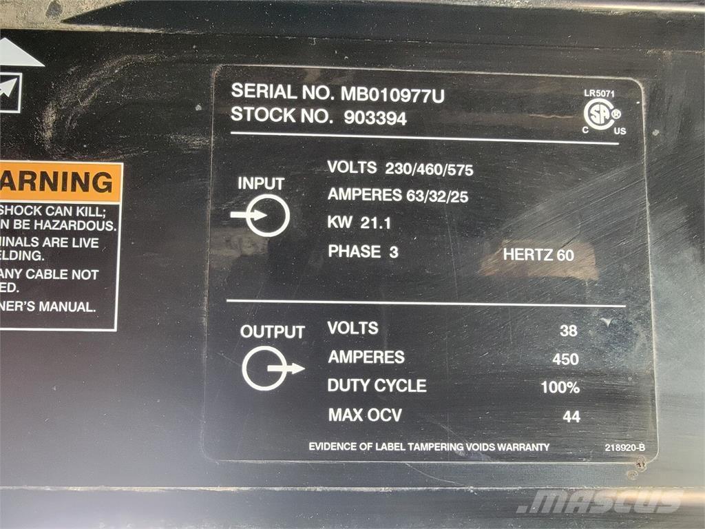 Miller Deltaweld 452 Keevitusagregaadid