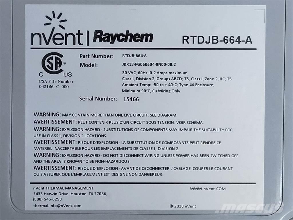  NVENT RTDJB-664-A Muu