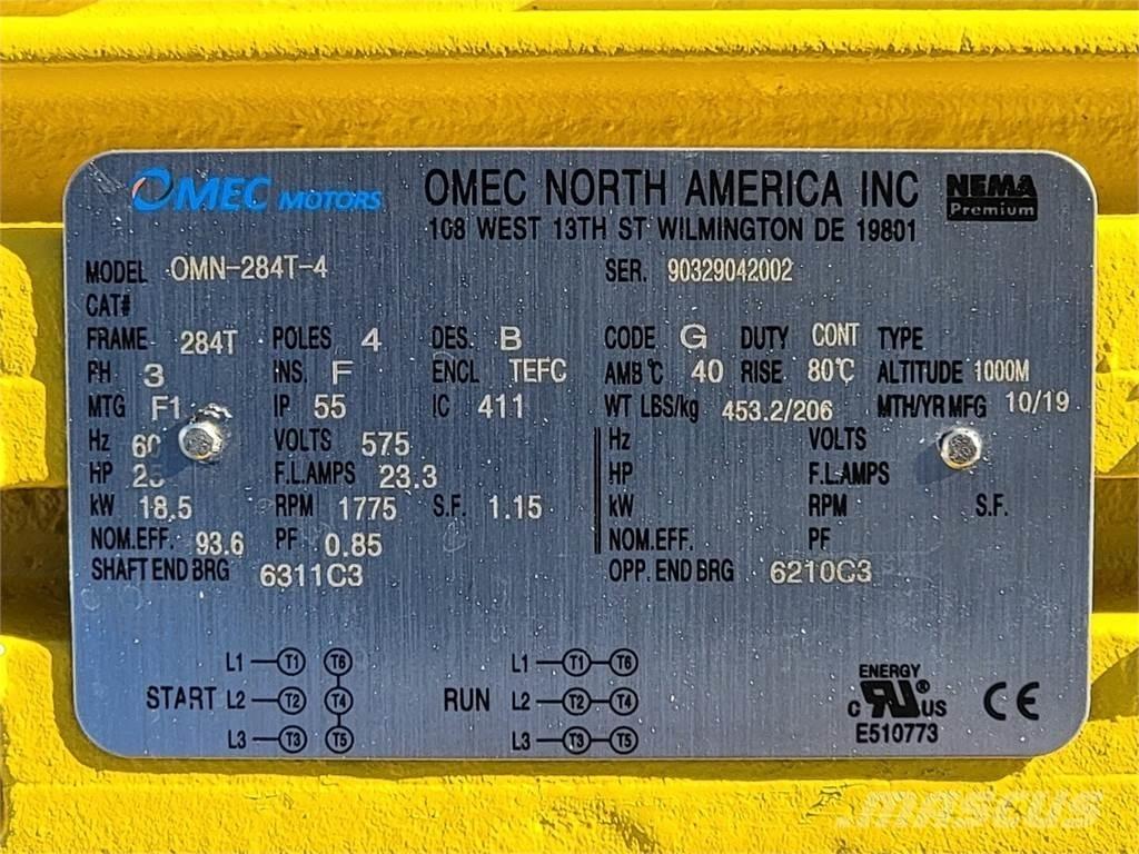  OMEC OMN-284T-4 Tööstusmootorid