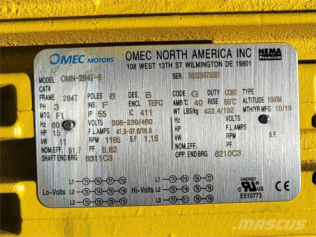  OMEC OMN-284T-6 Tööstusmootorid