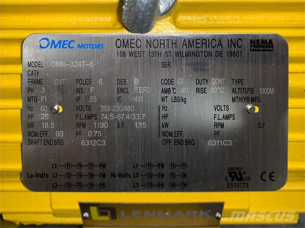 OMEC OMN-324T-6 Tööstusmootorid
