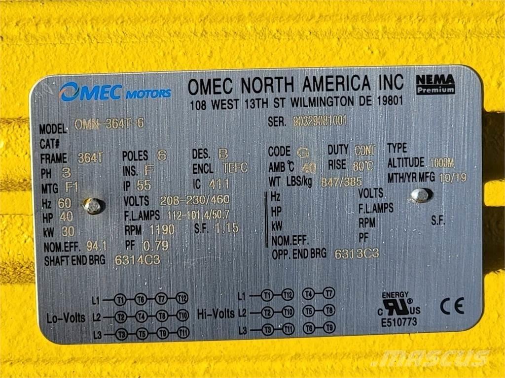  OMEC OMN-364T-6 Tööstusmootorid