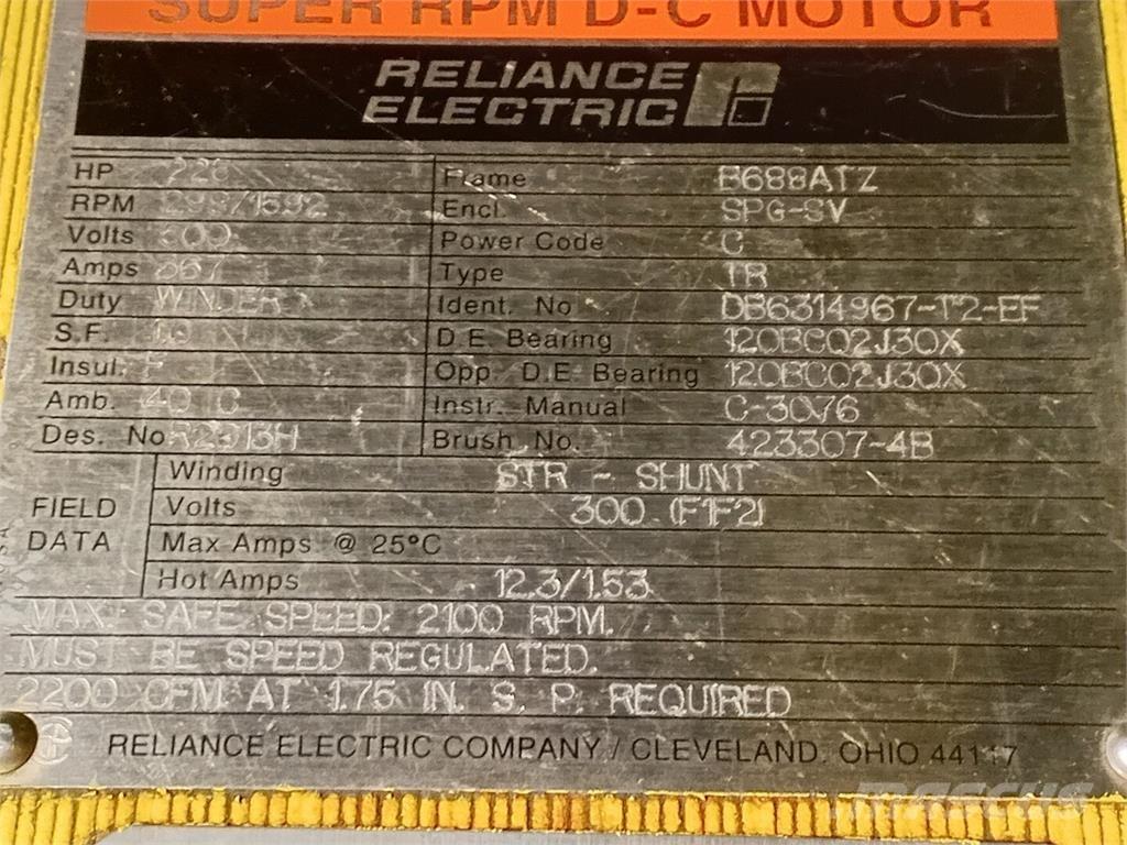  RELIANCE ELECTRIC Tööstusmootorid
