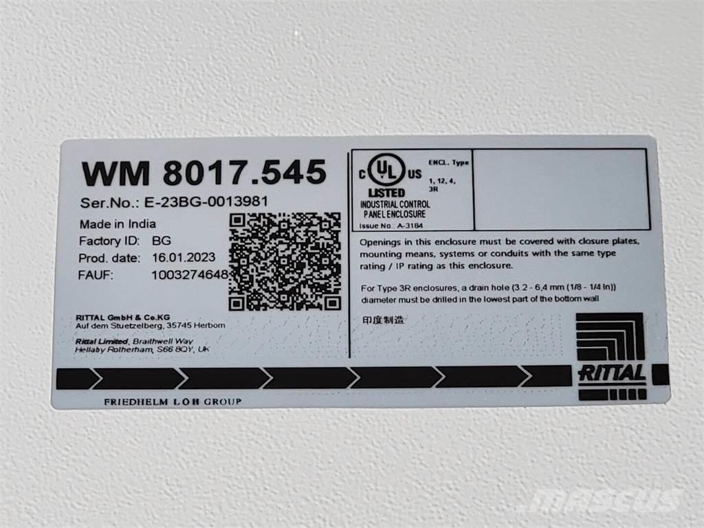  RITTAL WM241608NC Muu