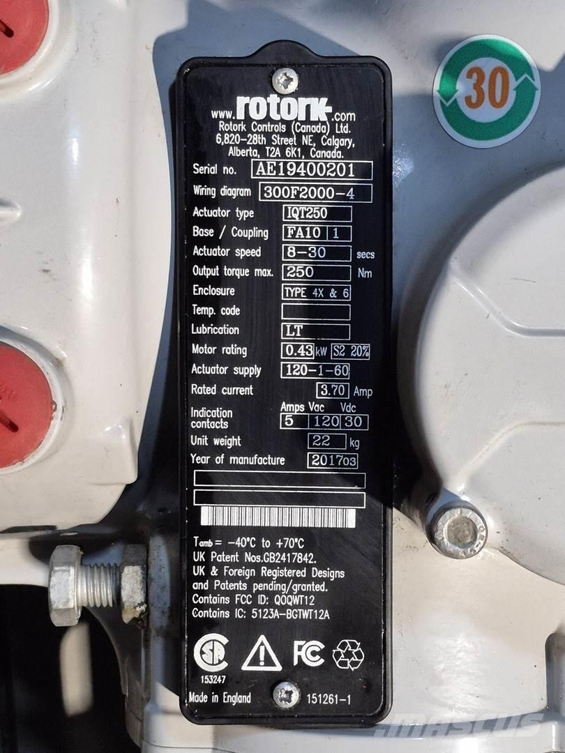  ROTORK IQT250 Muu