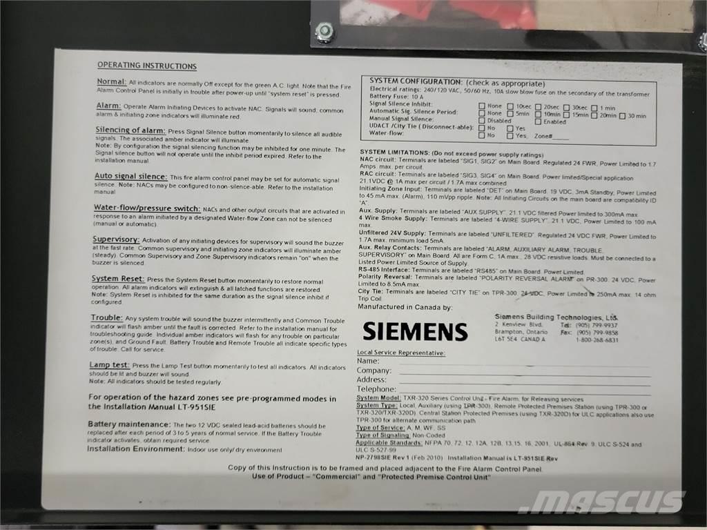 Siemens TXR-320 Muu