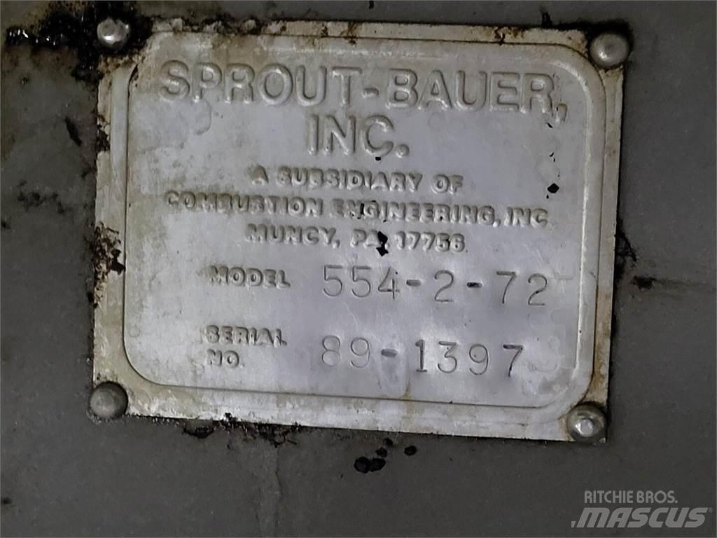  SPROUT-BAUER 554-2-72 Puhastusseadmed