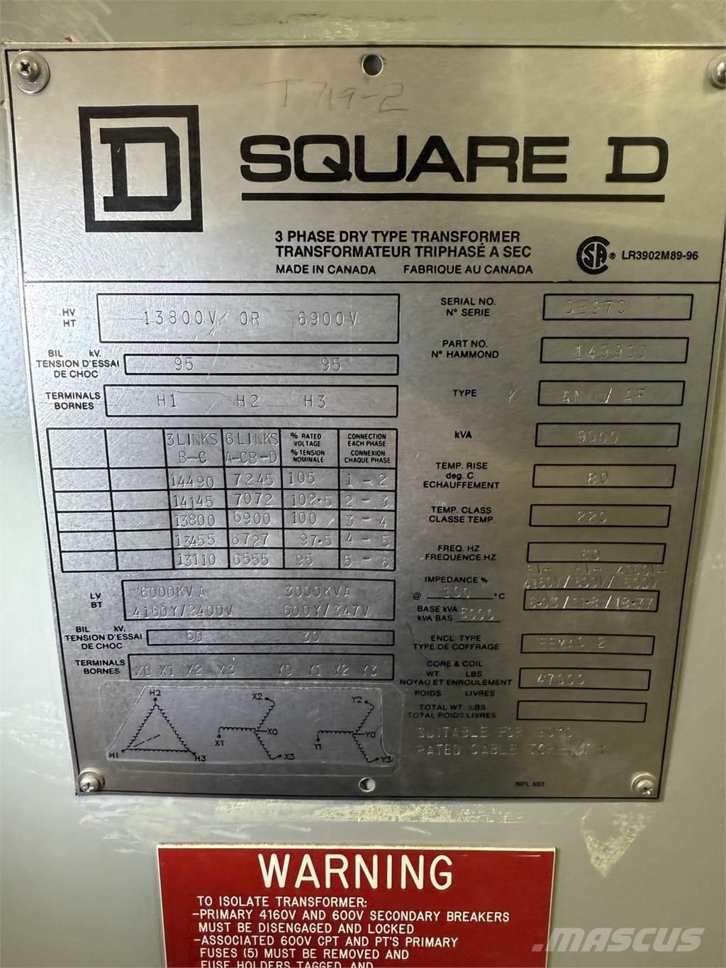  SQUARE D 149910 Muu